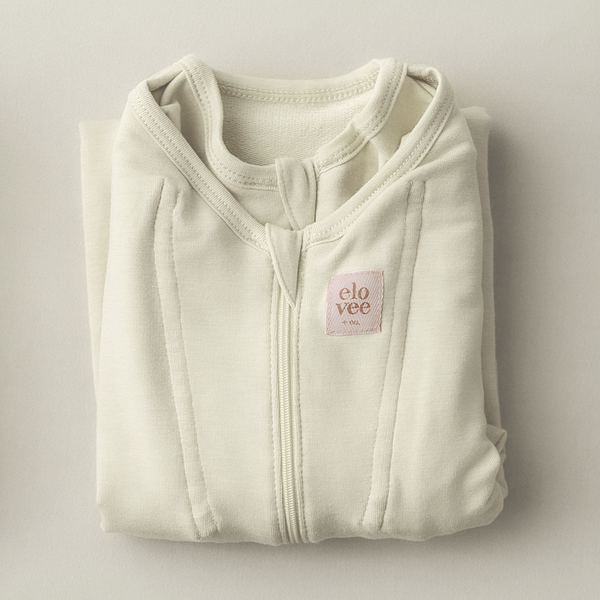 PREORDER IVORY: elovee + co. small swaddle for babies and newborns 6-9lbs